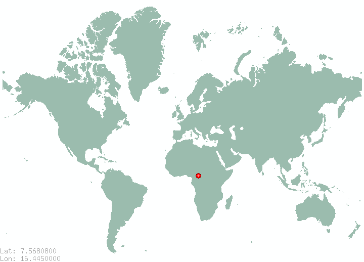 Bebogda I in world map